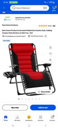 Picture of Zero Gravity Lounge Chair